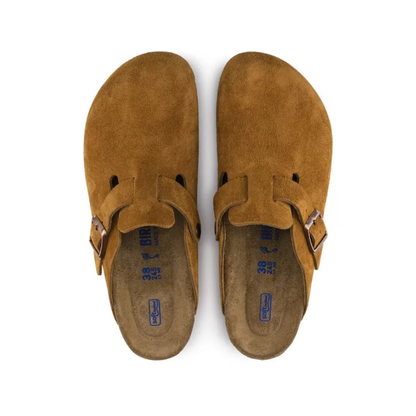 Birkenstock Boston Soft Footbed Suede Mink