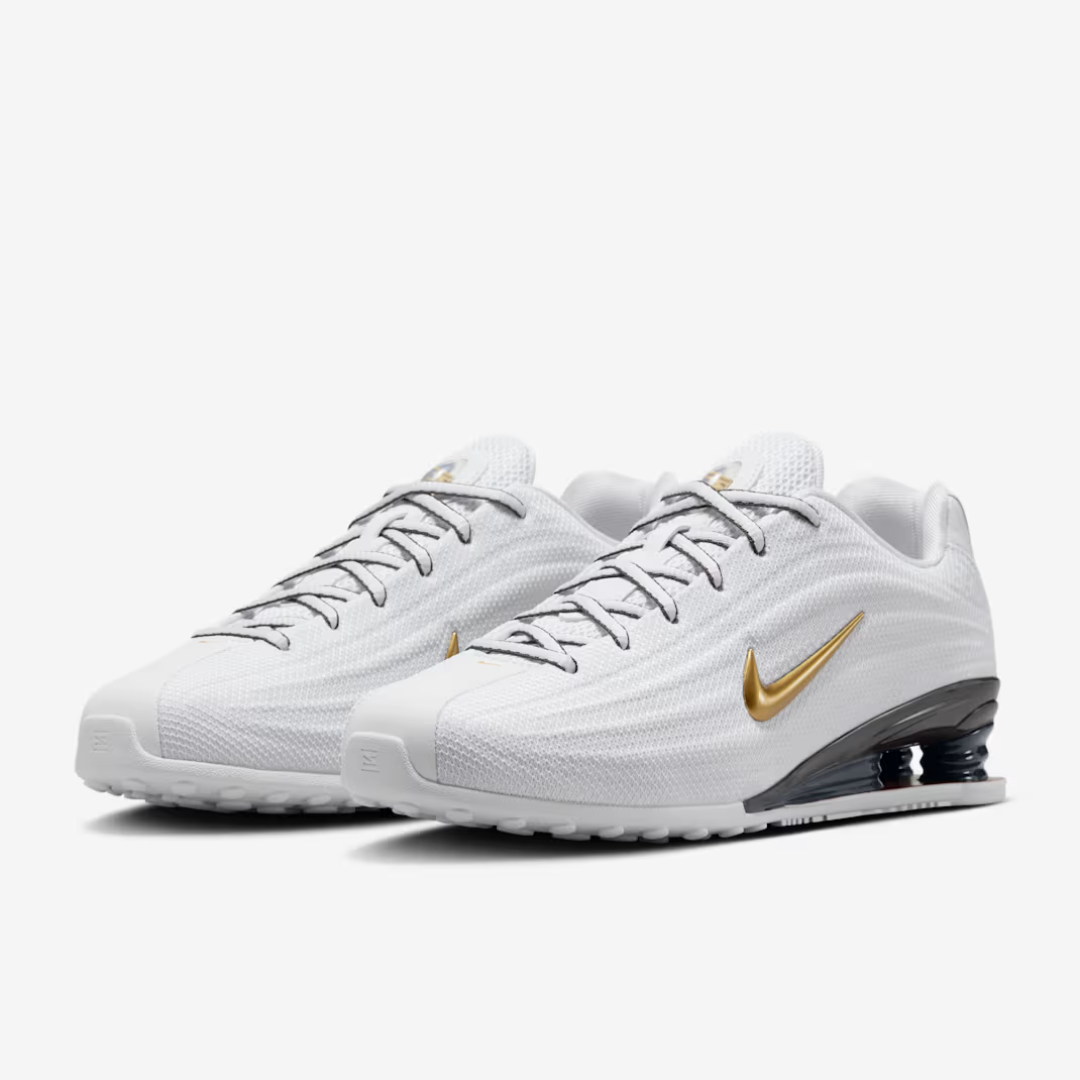 Nike Shox Z White Metallic Gold