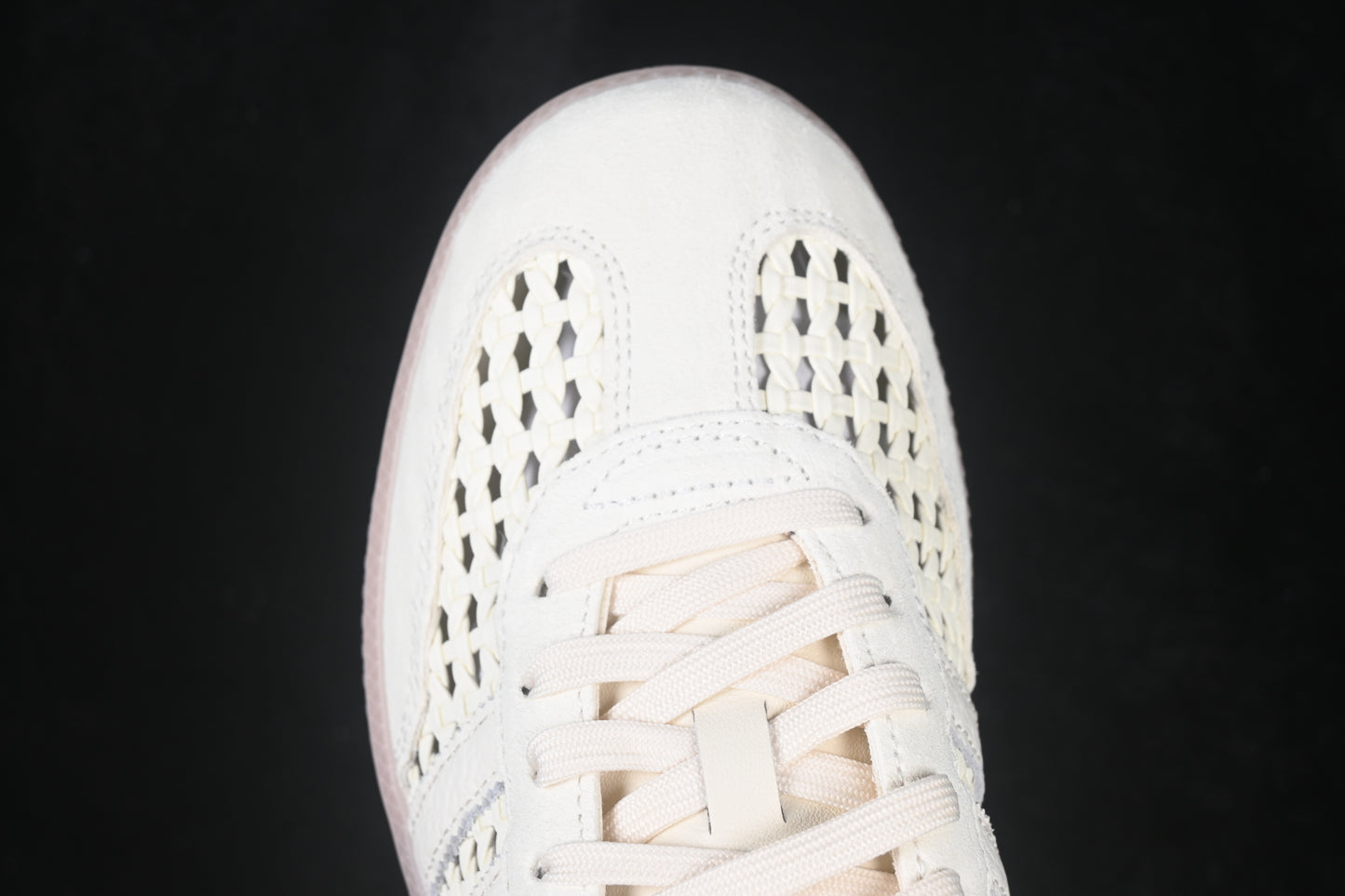 Samba Mule Woven Crew White