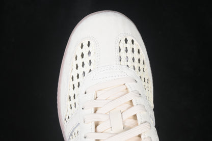 Samba Mule Woven Crew White