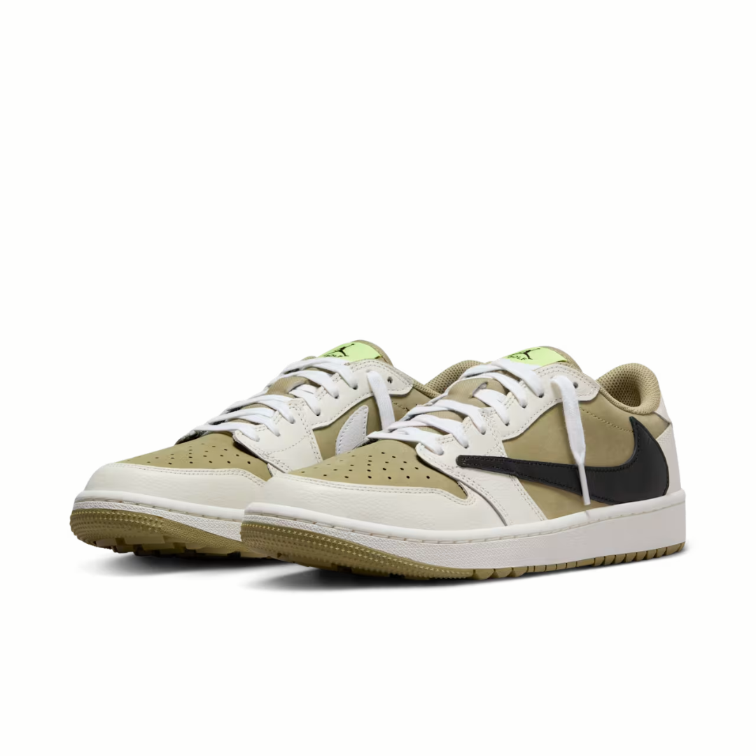 Air Jordan 1 Retro Low Golf Travis Scott Neutral Olive