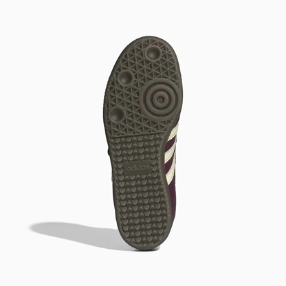 Samba Jane Maroon Cream White Gold Metallic