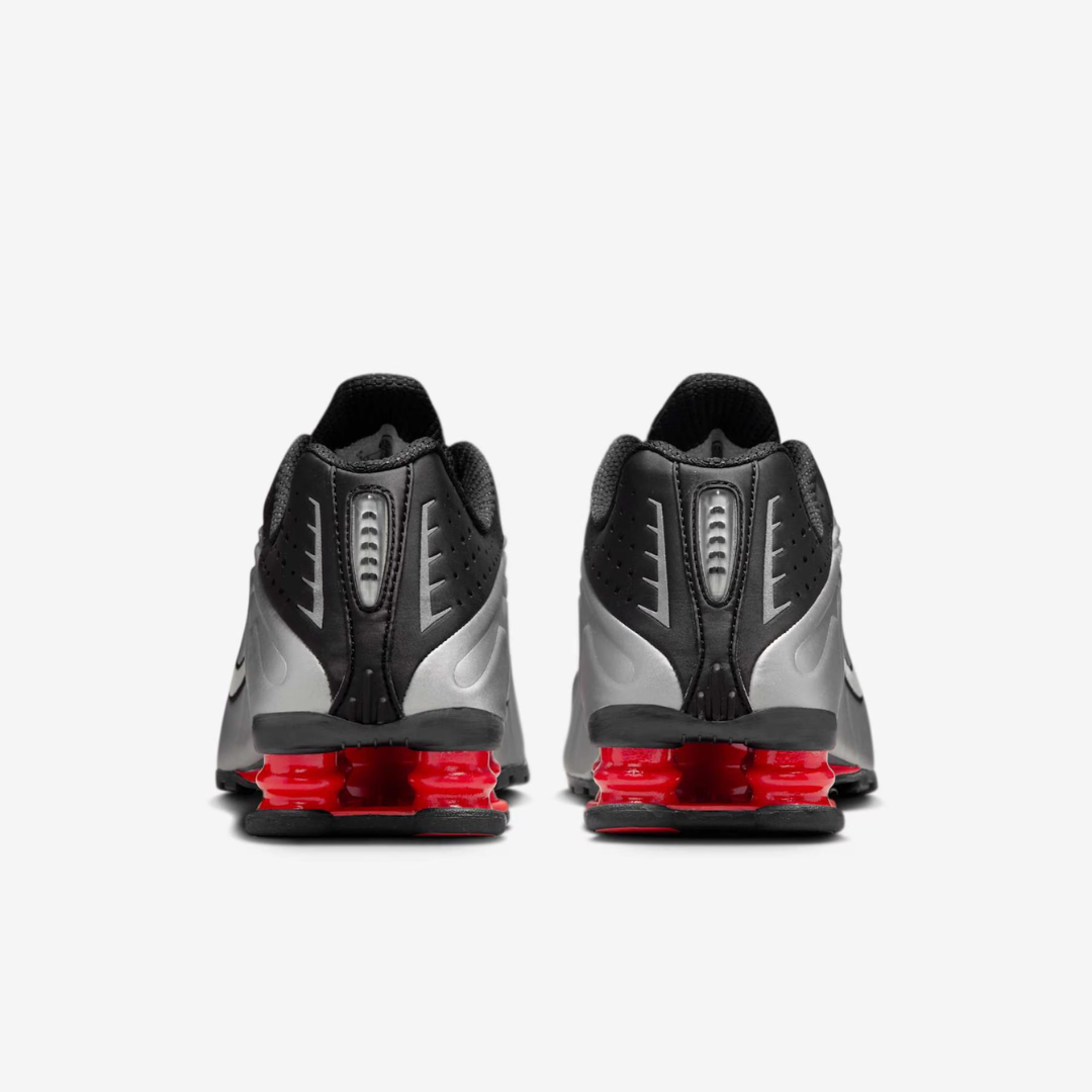 Nike Shox R4 Black Metallic Silver