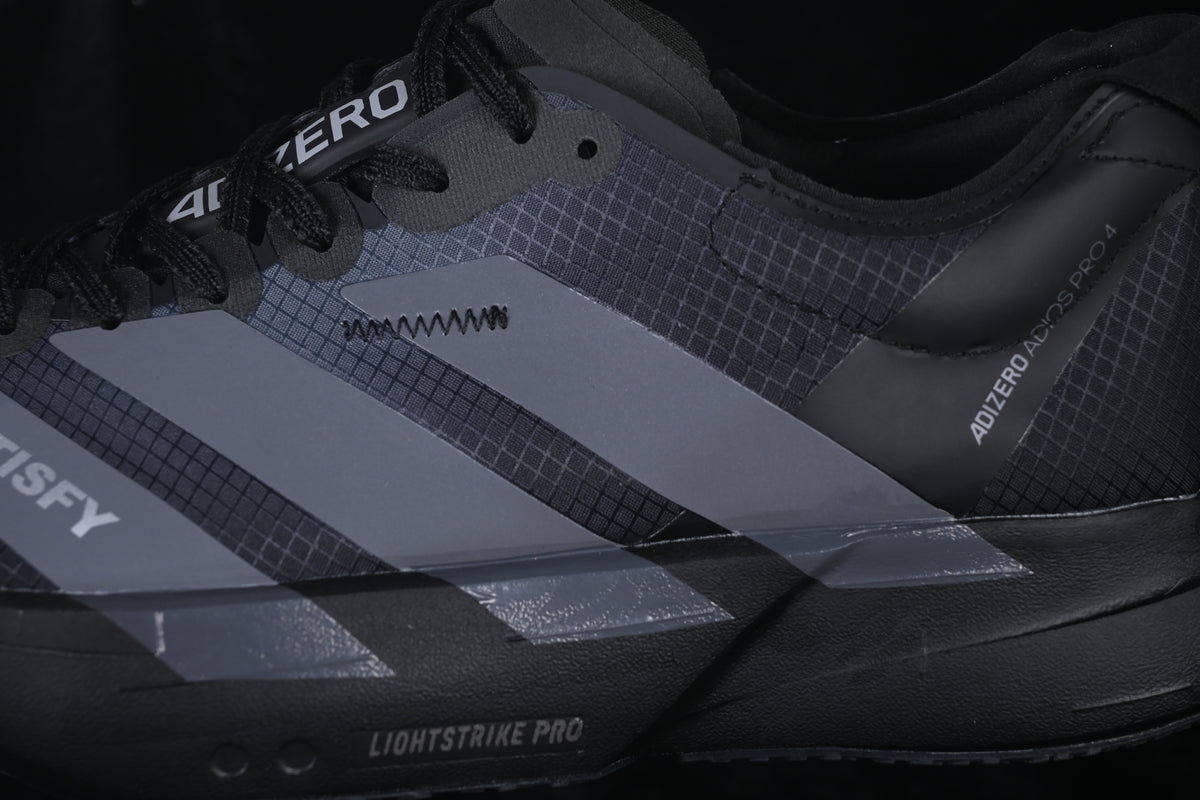 Adizero Adios Pro 4 Satisfy Black Grey