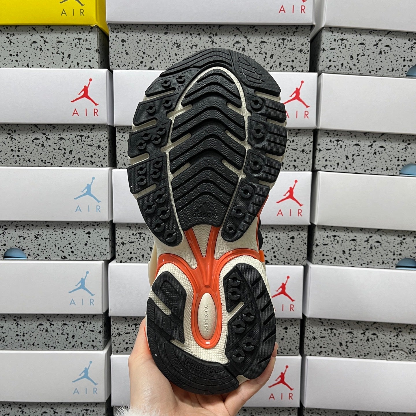 Adistar Jellyfish Focus Olive Orange x Pharrell Williams