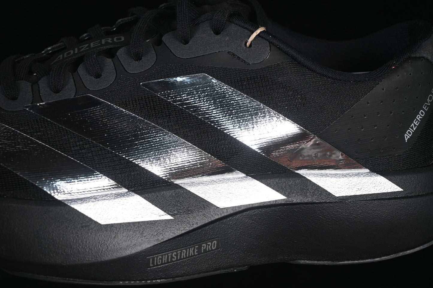 Adizero Evo SL Metallic Stripes Black Silver