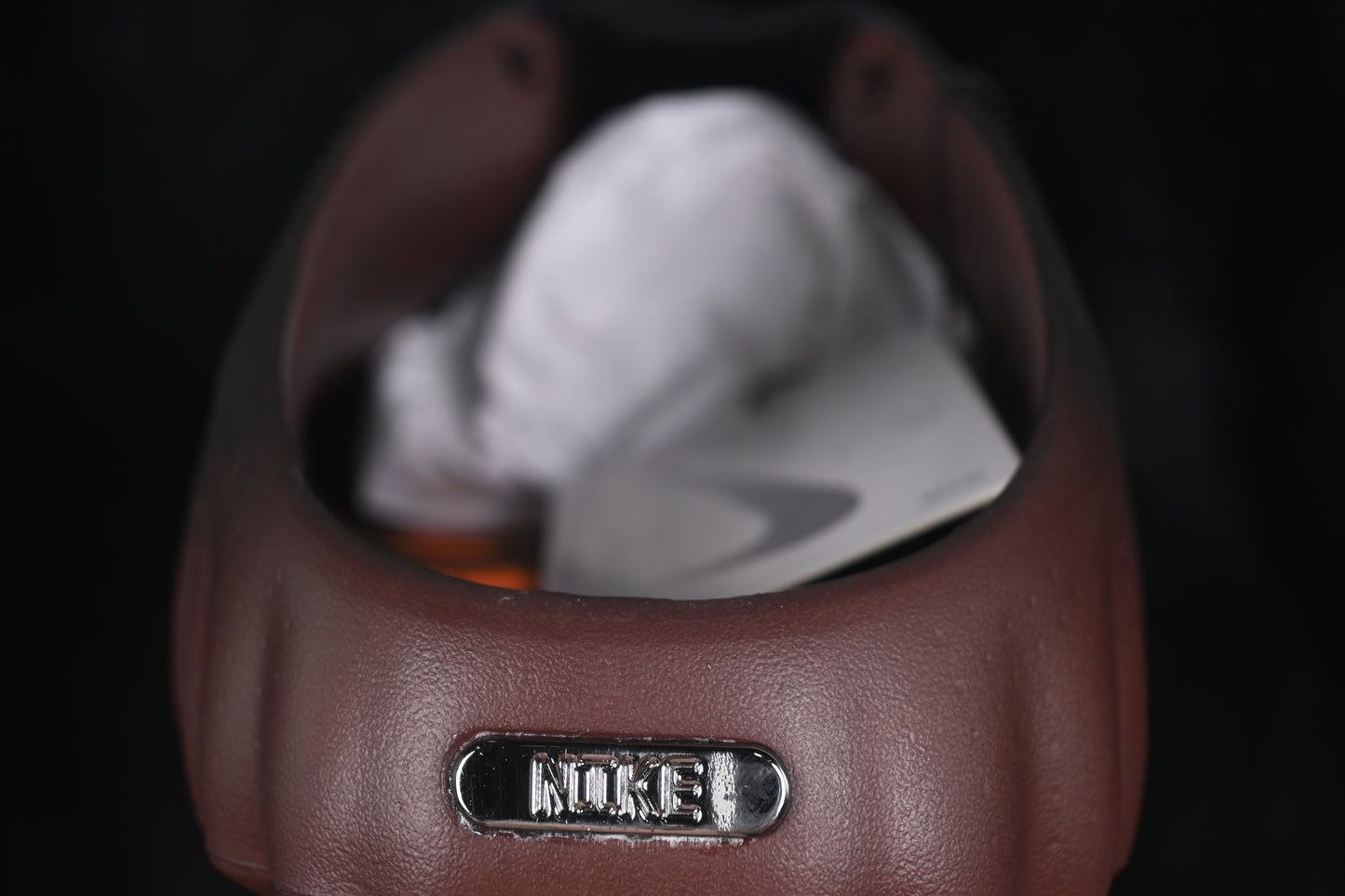 Nike Mind 001 Flyknit Slide Bronze Eclipse Total Orange