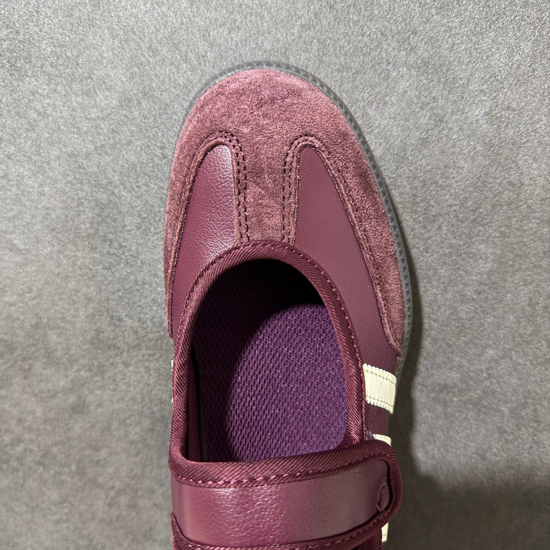 Samba Jane Maroon Cream White Gold Metallic