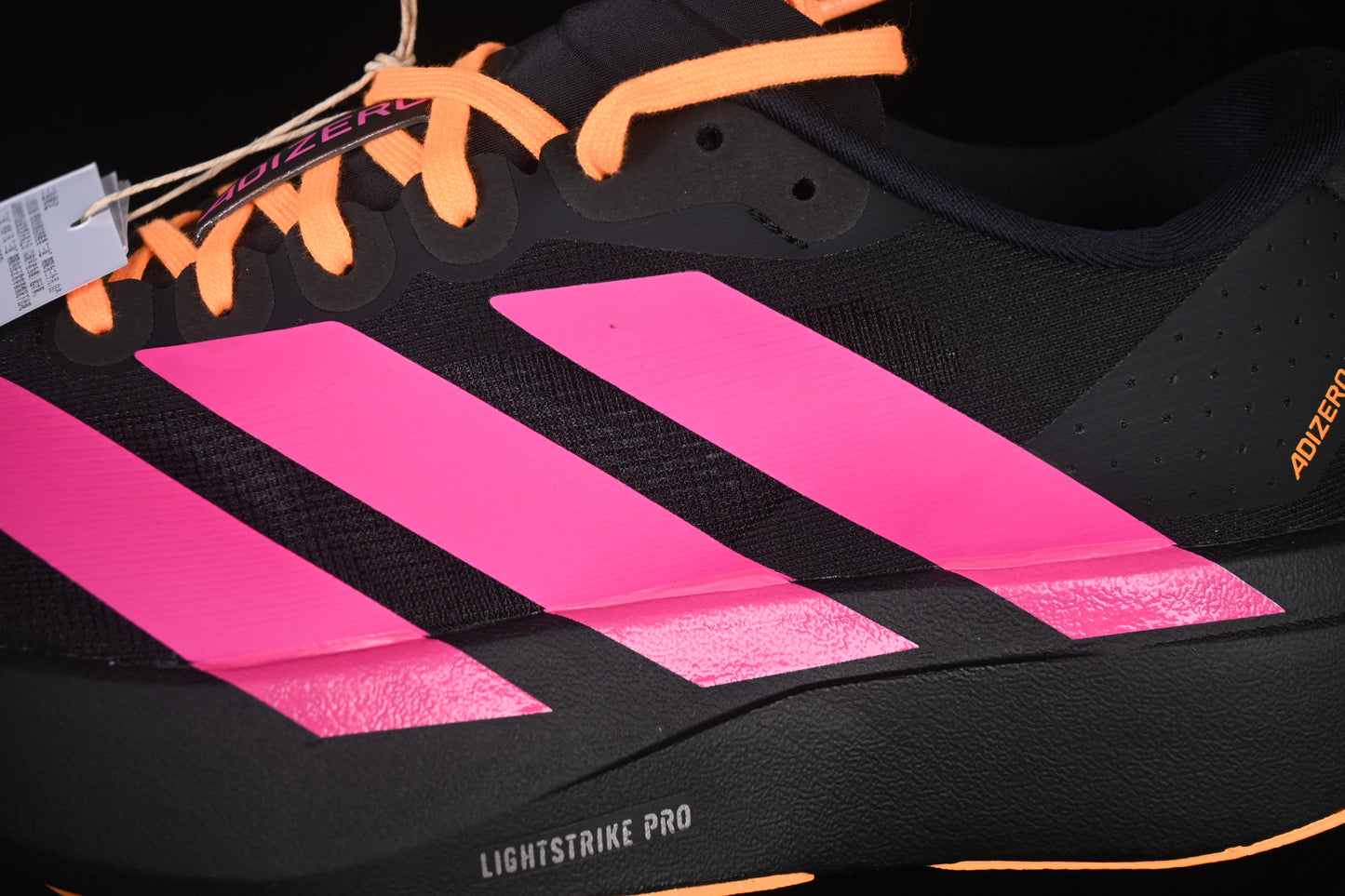 Adizero Evo SL Black Shock Pink Orange