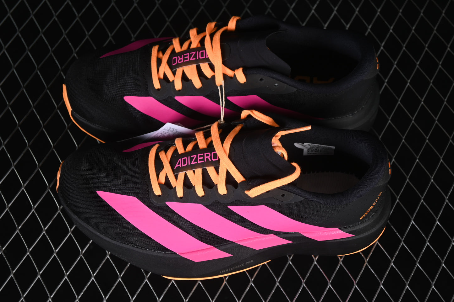 Adizero Evo SL Black Shock Pink Orange