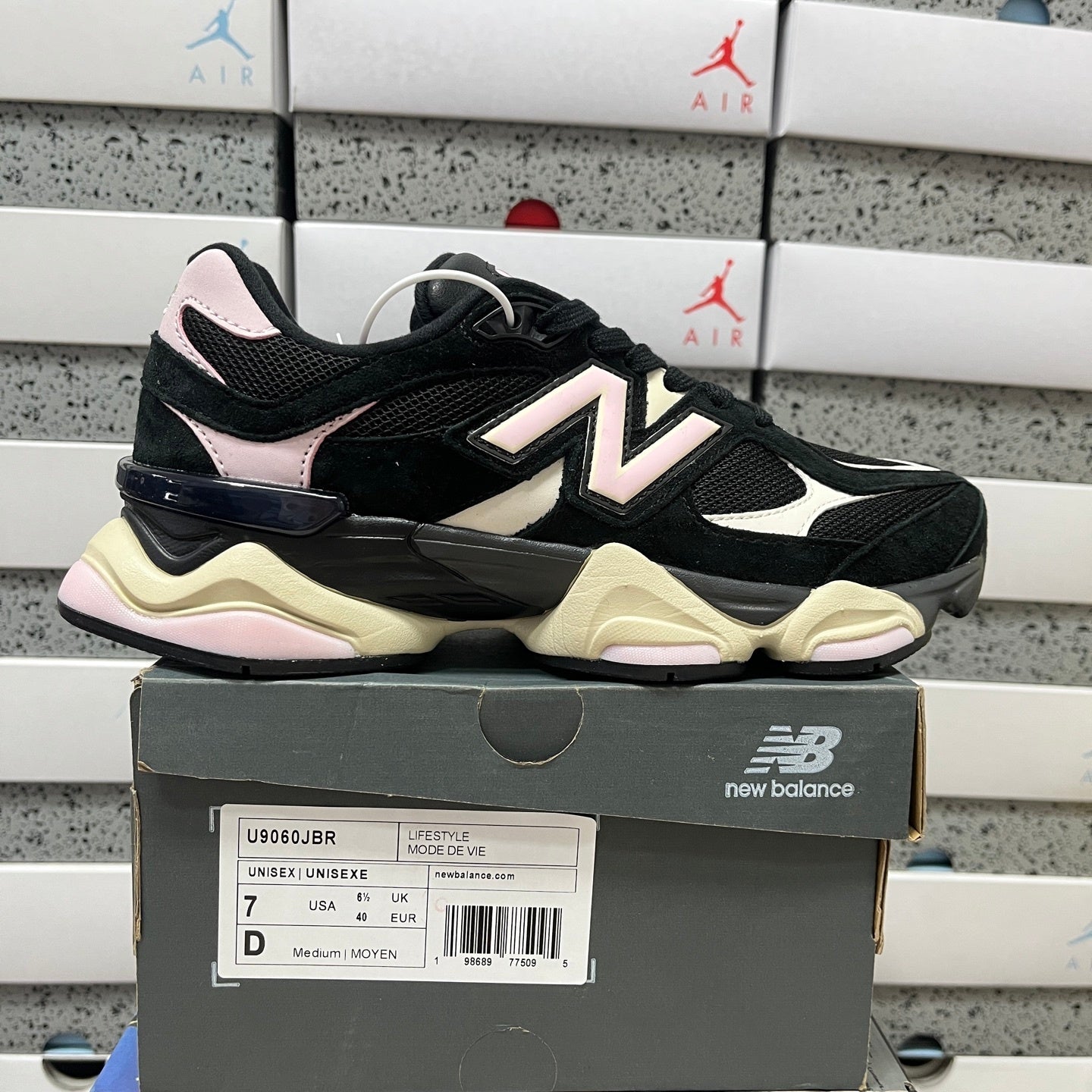 New Balance 9060 JD Exclusive Black Pink White