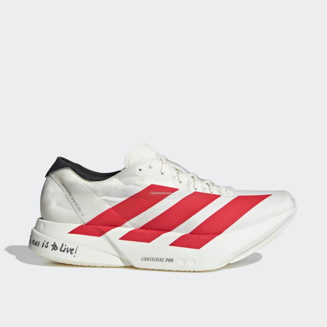 Adizero Adios Pro 4 Off White Better Scarlet