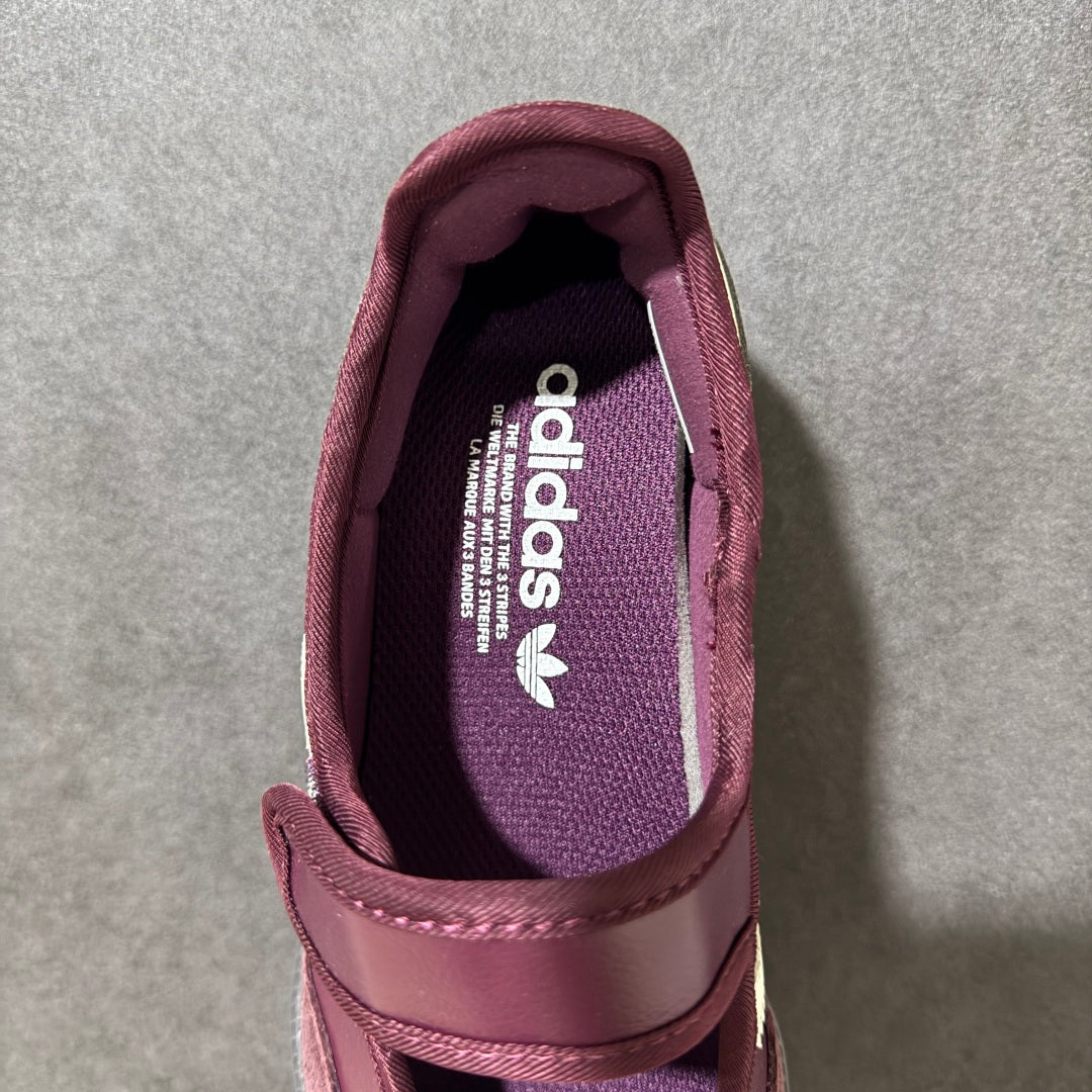Samba Jane Maroon Cream White Gold Metallic