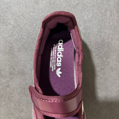 Samba Jane Maroon Cream White Gold Metallic