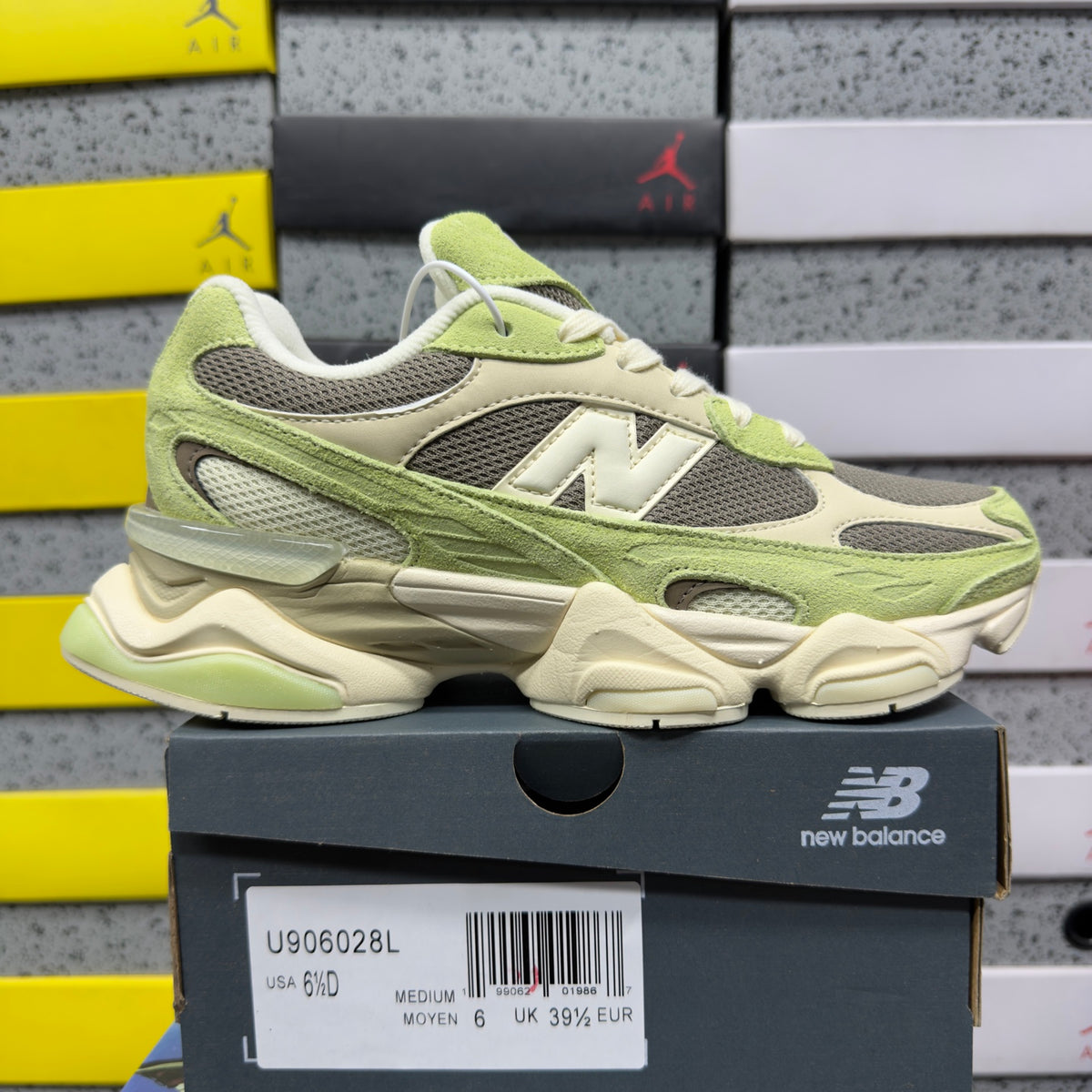 New Balance 9060R Dry Lime Thunder Brown