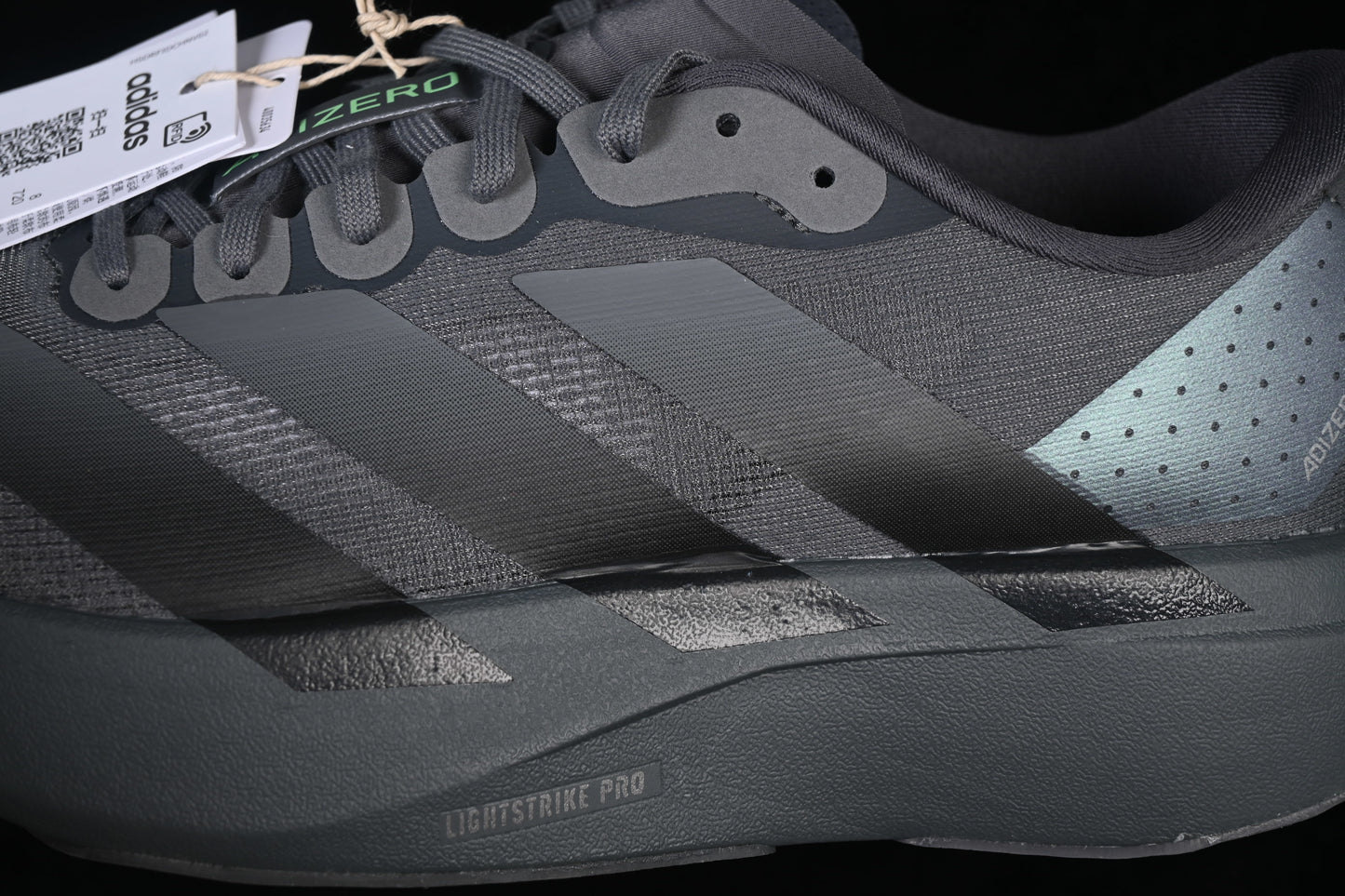 Adizero Evo SL Grey Black Lime Burst