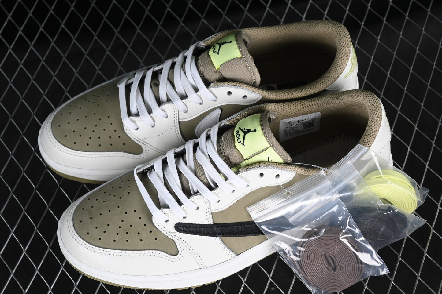 Air Jordan 1 Retro Low Golf Travis Scott Neutral Olive
