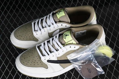Air Jordan 1 Retro Low Golf Travis Scott Neutral Olive