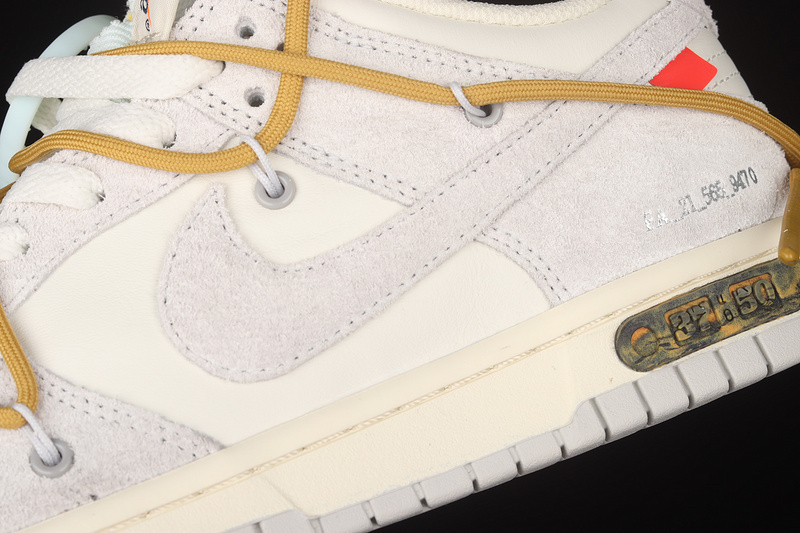 Dunk low x off white lot 37 of 50