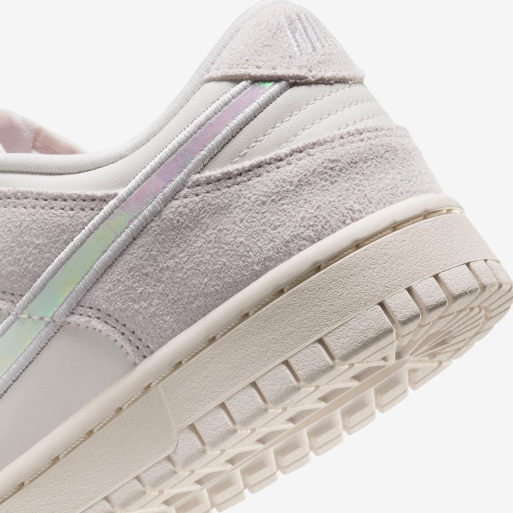 Dunk low iridescent swoosh