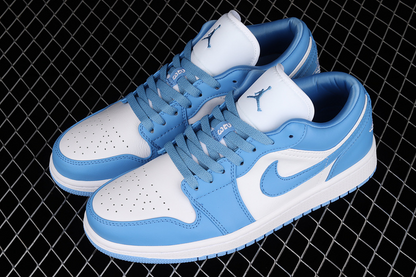 Air jordan 1 low north carolina blue