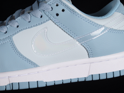 Dunk low clear blue swoosh