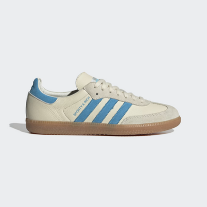 Samba sporty and rich cream white and blue rush