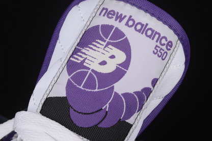 New balance 550 white and purple