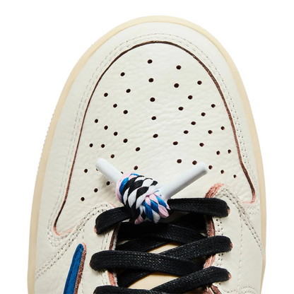 Air jordan 1 low fragment x travis scott sail military blue