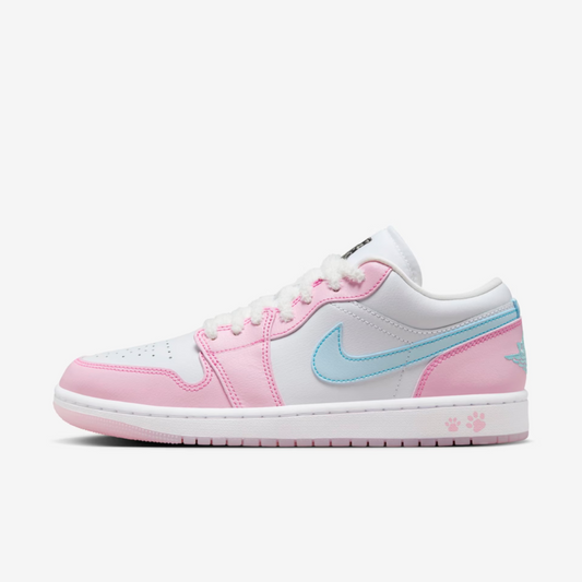 Air jordan 1 low paw print