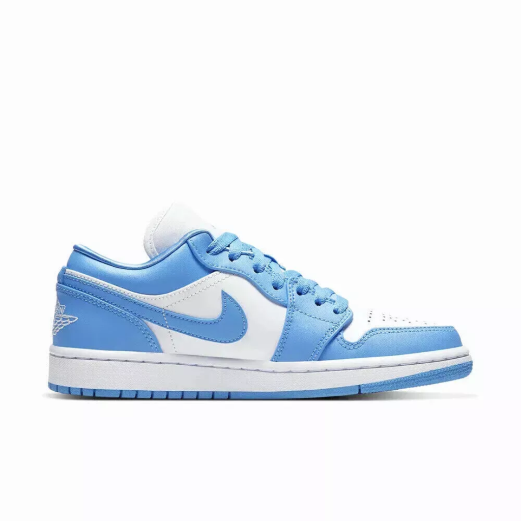 Air jordan 1 low north carolina blue
