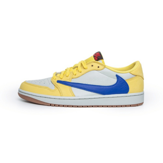 Air jordan 1 low canary travis scott