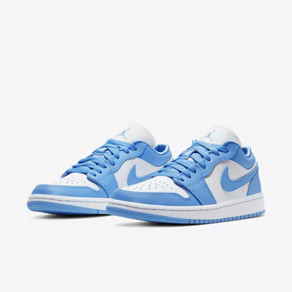 Air jordan 1 low north carolina blue