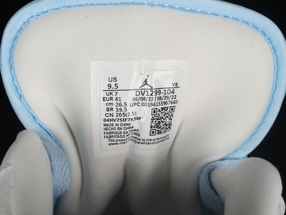 Air jordan 1 low ice blue reverse