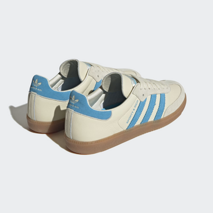 Samba sporty and rich cream white and blue rush