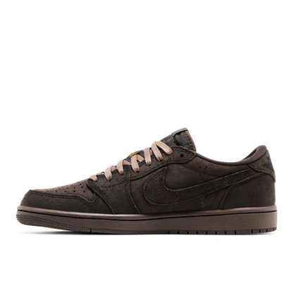 Air jordan 1 low og sp x travis scott velvet brown