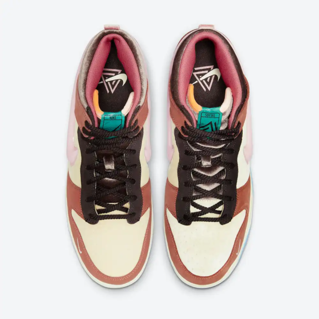 Dunk mid chocolate milk x social status