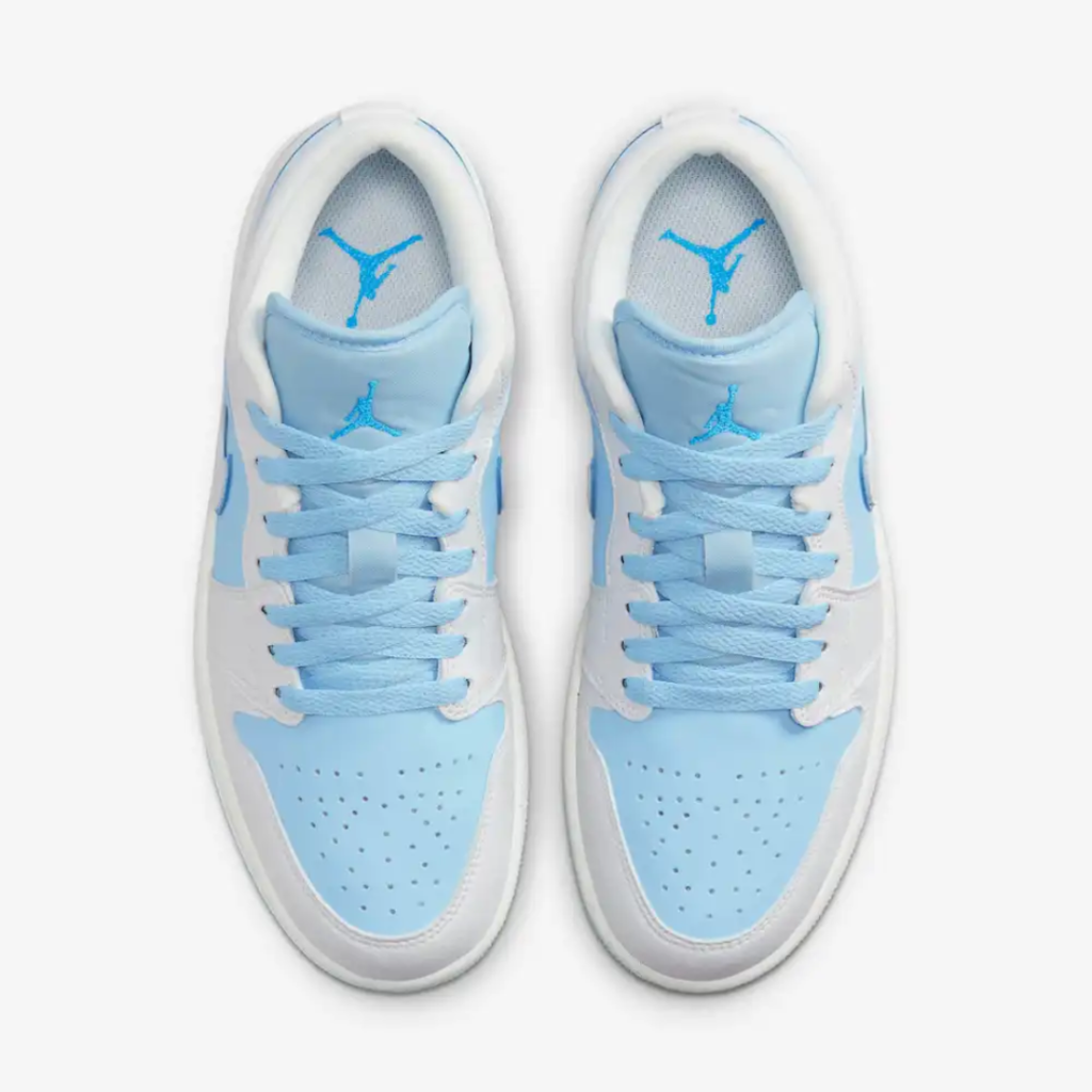 Air jordan 1 low ice blue reverse