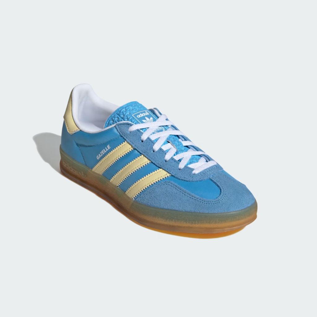 Gazelle indoor semi blue burst almost yellow