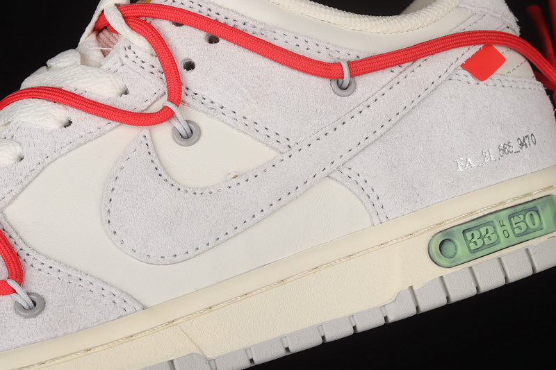 Dunk low x off white lot 33 of 50