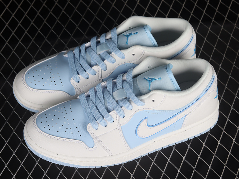 Air jordan 1 low ice blue reverse