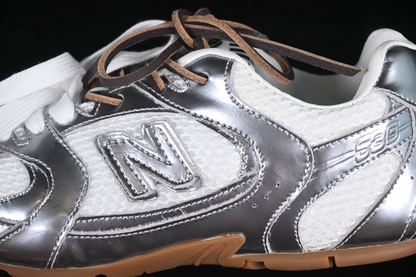New balance 530 x miumiu metalic silver mesh