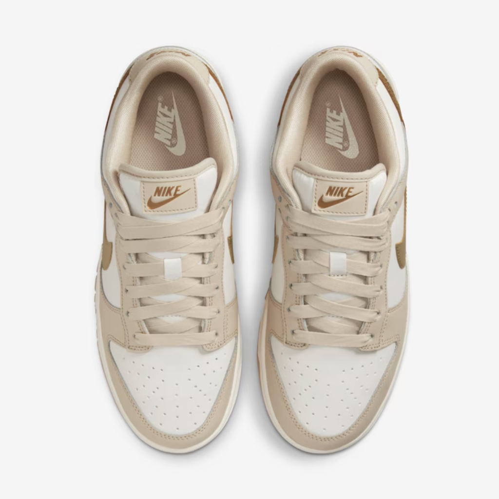 Dunk low metalic gold
