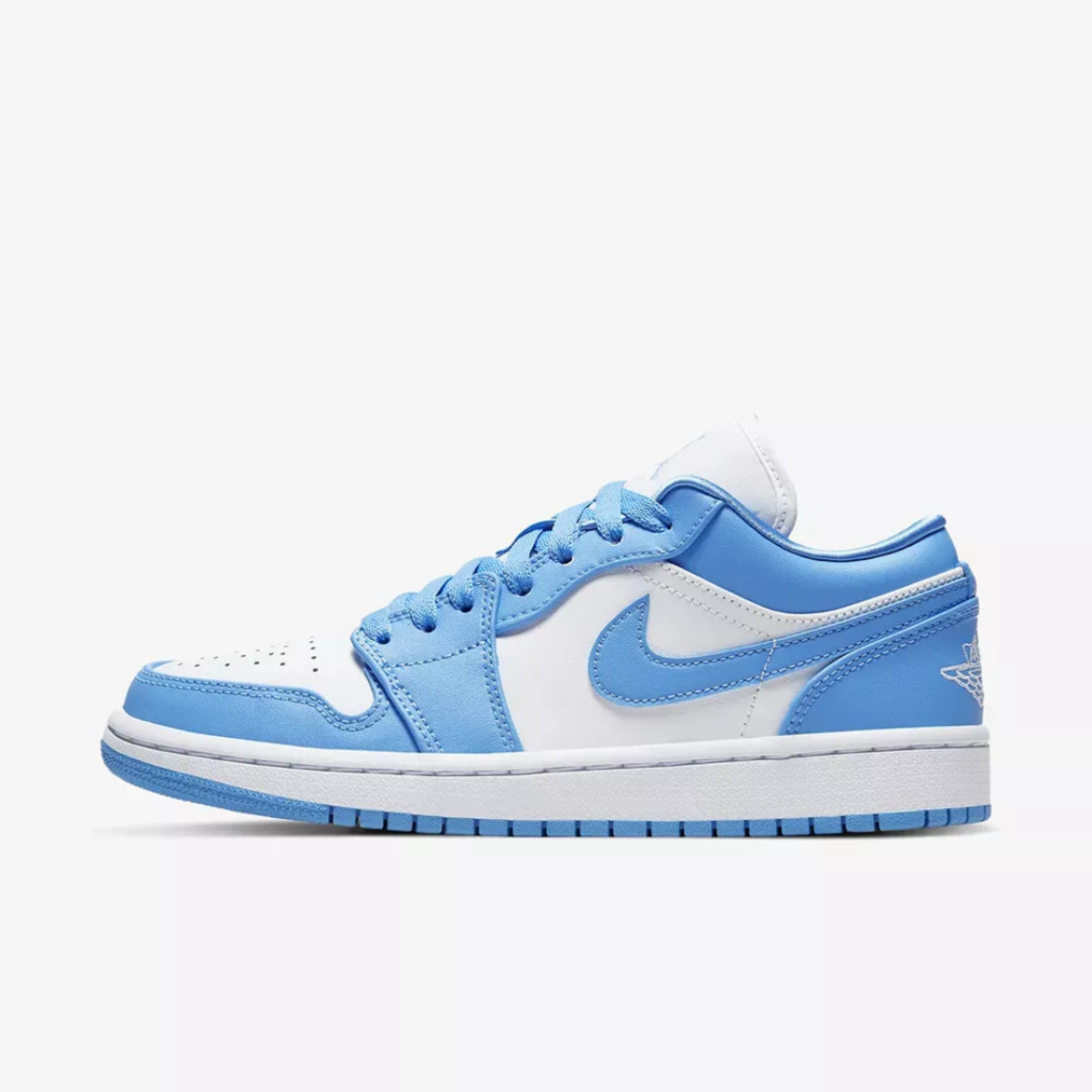Air jordan 1 low north carolina blue