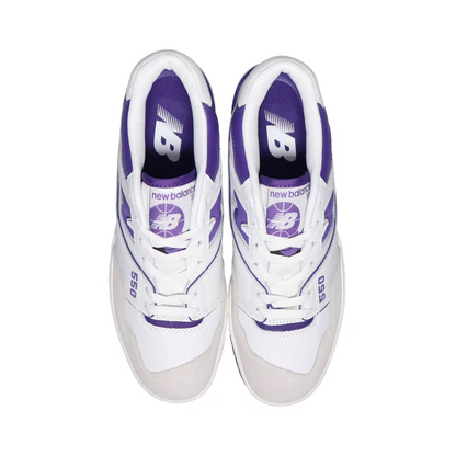 New balance 550 white and purple