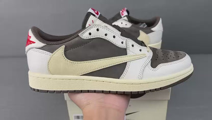 Air jordan 1 low travis scott reverse mocha