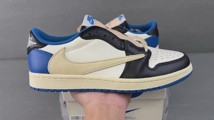 Air jordan 1 low travis scott fragment design