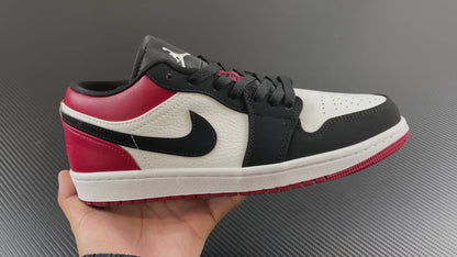 Air jordan 1 low black toe 2019