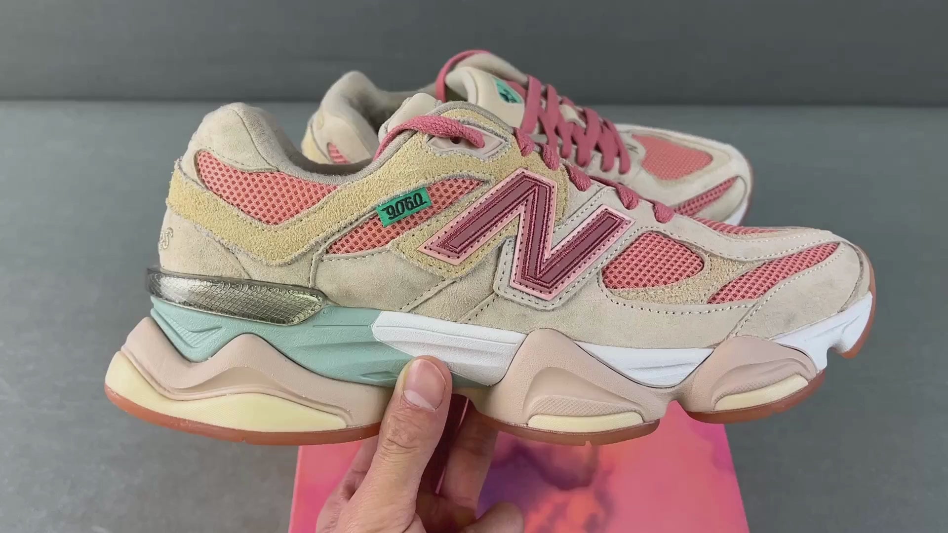 New balance 9060 penny cookie pink x joe freshgoods pronta entrega